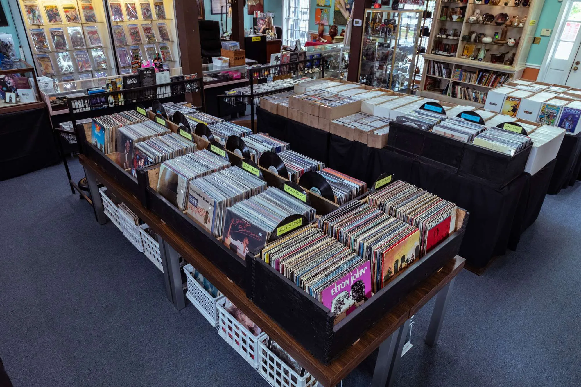 Cash for Vintage Vinyl Records & Comics at Mad Jack's